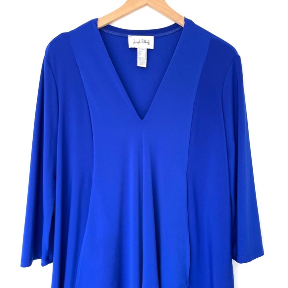 JOSEPH RIBKOFF v-neck tunic in royal sapphire - Picture 5 of 9
